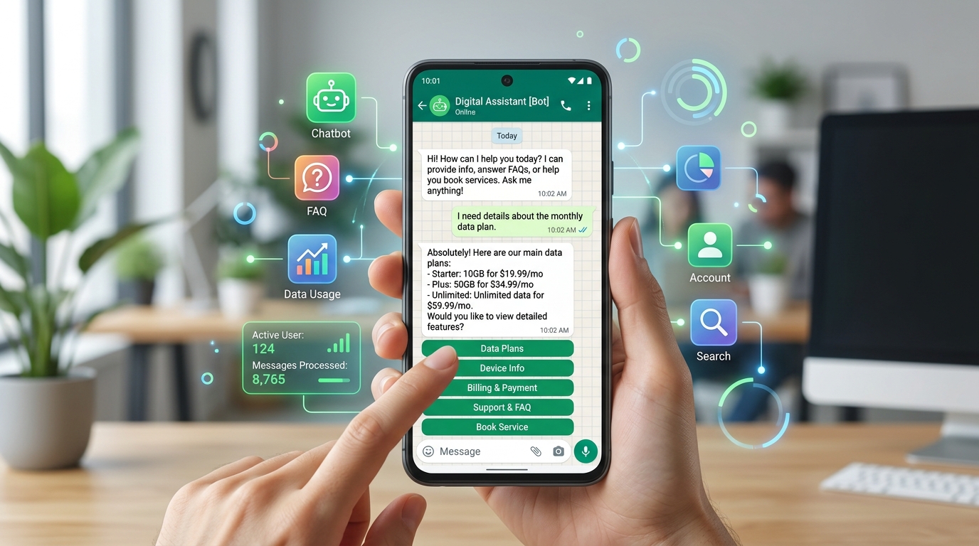 Automated WhatsApp Chatbot
